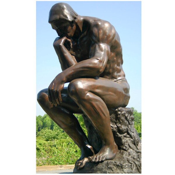 Thinker By Rodin Life-size Bronze Sculpture